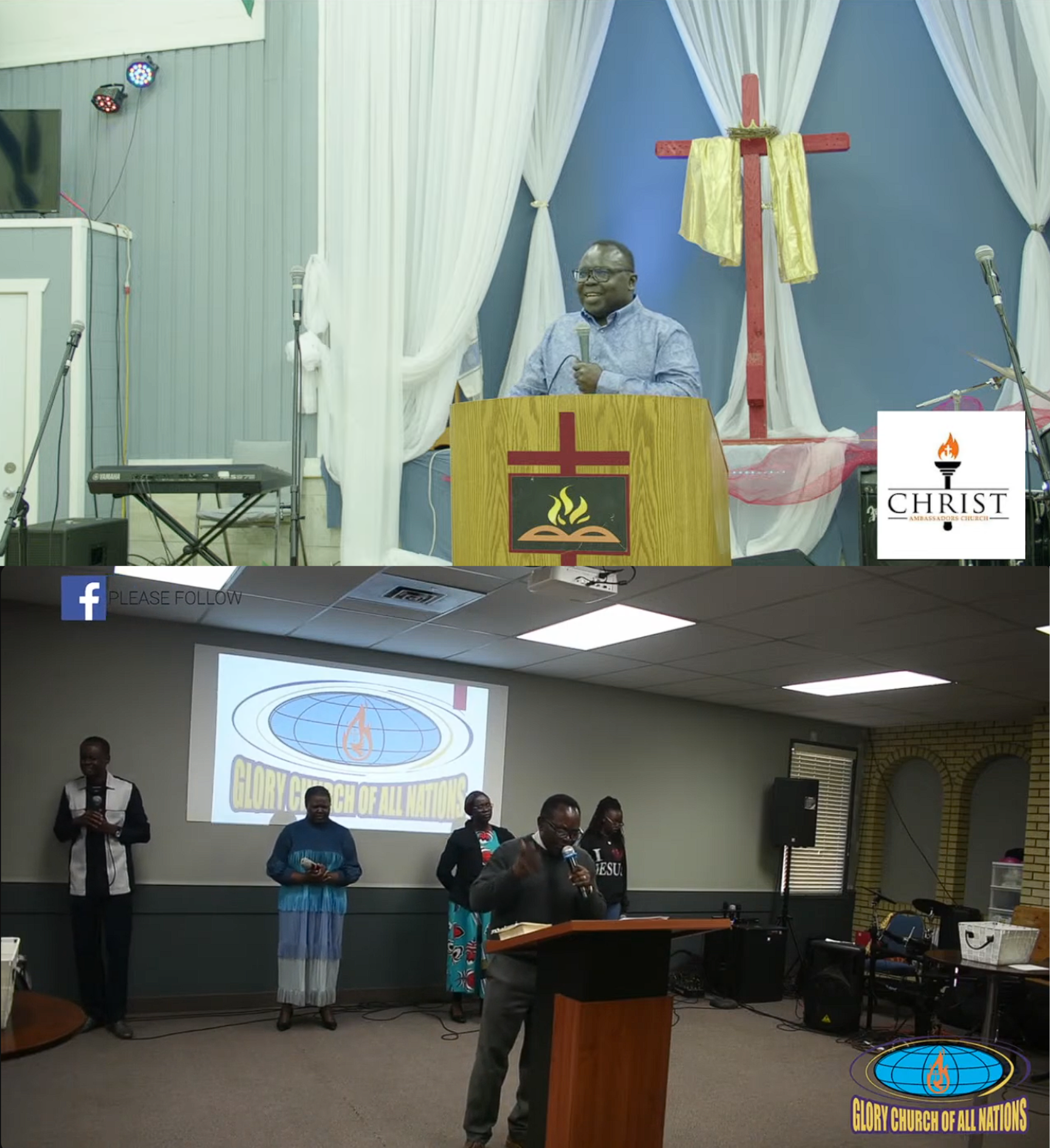 Live streaming setup example